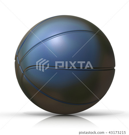 Black basketball ball 43173215