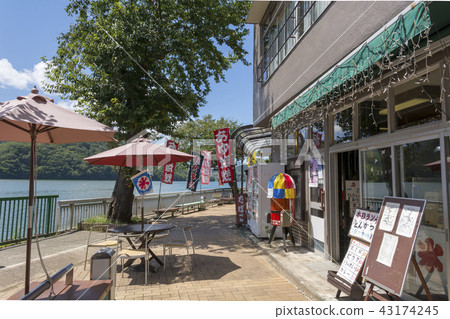 相模湖岸，神奈川縣的用餐 43174245