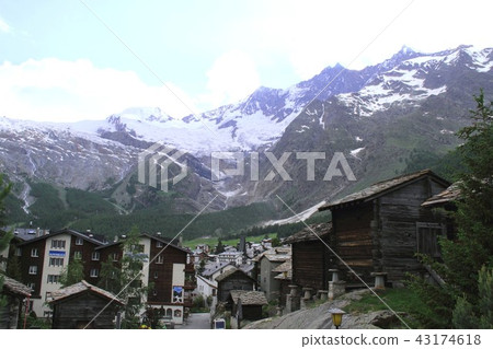 薩斯費村和米沙爾阿爾卑斯山 薩斯費村和米沙爾阿爾卑斯山 43174618