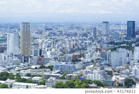 東京風景,朝對代官山的澀谷區 東京風景,朝對代官山的澀谷區 43174812