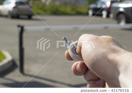hand, remote, barrier hand, remote, barrier 43176558