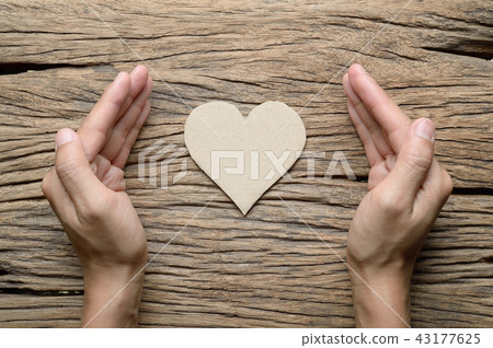 hand with heart, love background hand with heart, love background 43177625