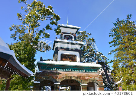 Oyama Shrine Shinmon Snow Scene Kanazawa Oyama Shrine Shinmon Snow Scene Kanazawa 43178601