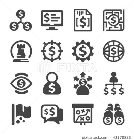 business strategy icon business strategy icon 43178828