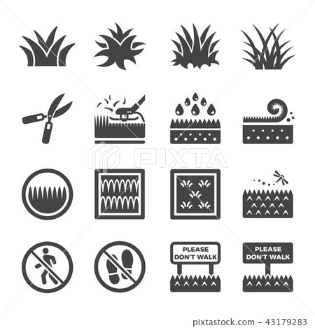 grass icon 43179283