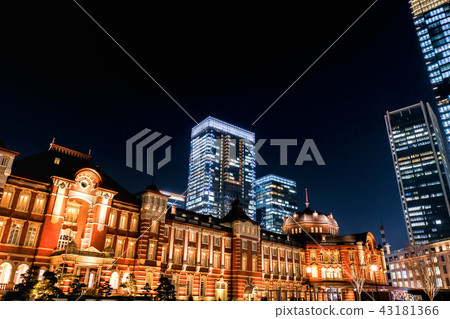 東京站（夜景） 43181366