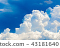 Summer blue sky 43181640
