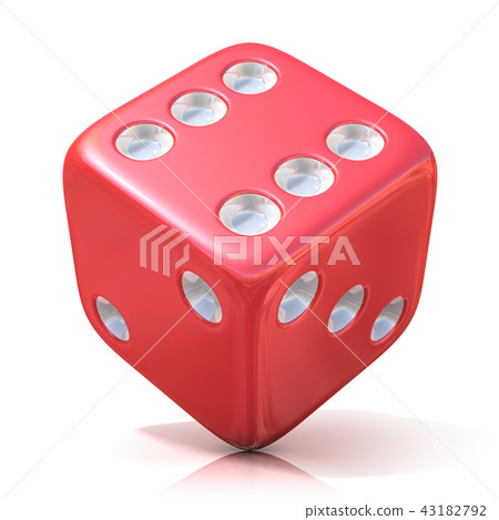 Red game dice Red game dice 43182792