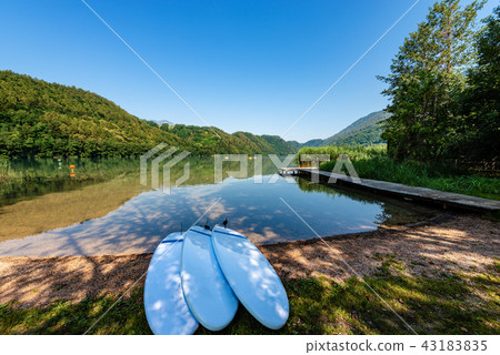 Lake of Levico - Trentino Alto Adige - Italy Lake of Levico - Trentino Alto Adige - Italy 43183835