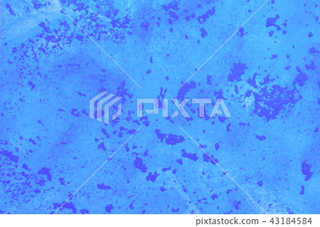 Abstract hand painted Ultra Blue Violet watercolor 43184584