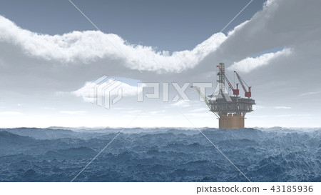 Oil platform 43185936