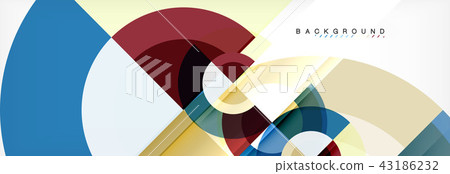 Vector circular geometric abstract background Vector circular geometric abstract background 43186232