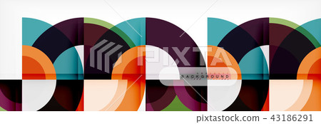 Vector circular abstract background Vector circular abstract background 43186291