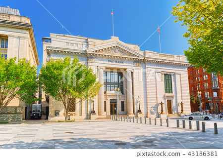 Washington, USA, urban cityscape of the city.  43186381