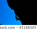 Lead climbing image (blue) 43188305