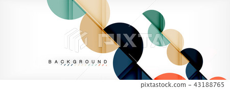 Modern geometrical abstract background - circles. Business or technology presentation design Modern geometrical abstract background - circles. Business or technology presentation design 43188765
