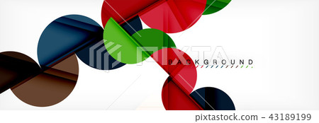 Circle abstract background, geometric illustration Circle abstract background, geometric illustration 43189199