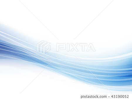 波浪線摘要波浪背景藍色 43190052