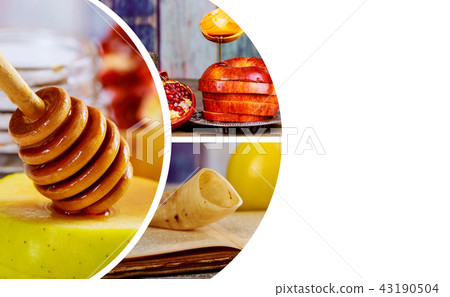 holiday symbols rosh hashanah jewesh holiday  43190504