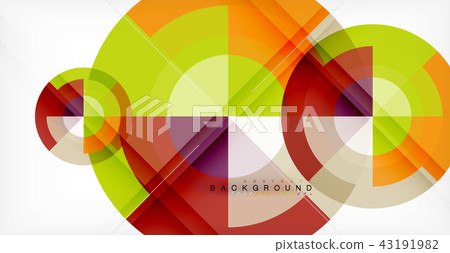 Vector circle abstract background 43191982
