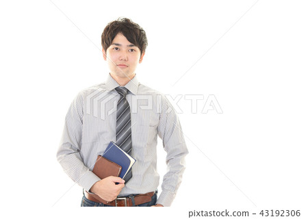 smiling businessman smiling businessman 43192306