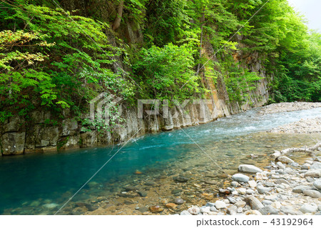 Matsukawa Valley Basalt Columnar Joint Hachimantai, Iwate Prefecture 43192964