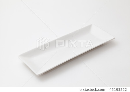 白色矩形盤 43193222