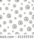 seamless pattern with sepak takraw 43193550