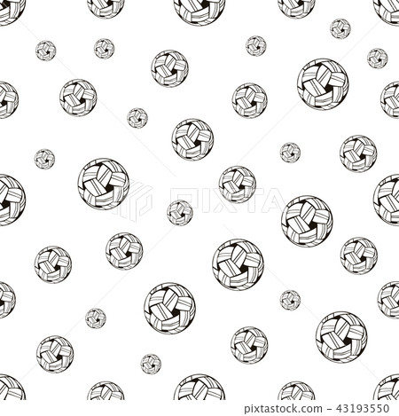 seamless pattern with sepak takraw seamless pattern with sepak takraw 43193550