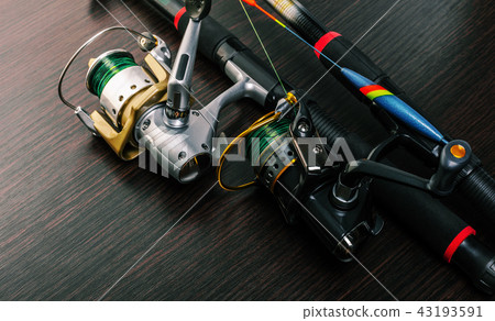 fishing rod with a coil fishing rod with a coil 43193591