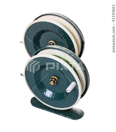 coil for fishing rod close-up coil for fishing rod close-up 43193601