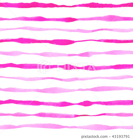 Pink bright striped watercolor seamless pattern - Stock Illustration ...