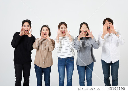 Friends, colleagues, men, women, Koreans 43194190