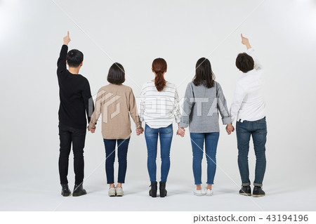 朋友，同事，男人，女人，韓國人 43194196