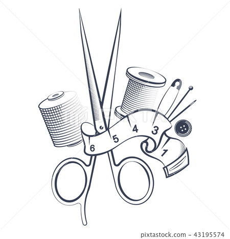 Scissors and tools for sewing 43195574