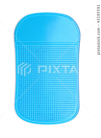 Top view of blue non slip silicone pad 43195591