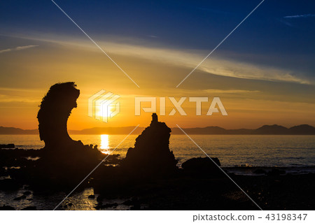 Futagoiwa日落[長崎縣南島原市] 43198347