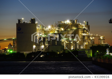 Industrial area seen from Wakatsuki beach park 43199916