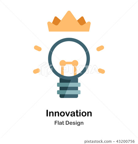 Innovation Flat Icon Innovation Flat Icon 43200756