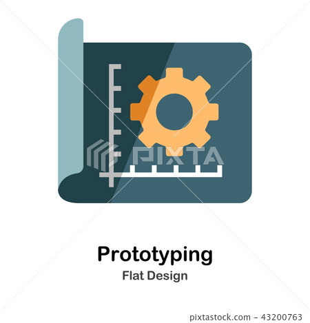 Prototyping Flat Icon Prototyping Flat Icon 43200763