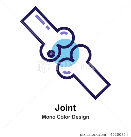 Joint mono color icon 43200854