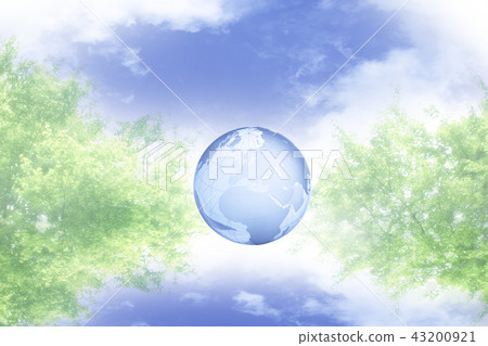 地球，綠色和天空（歐洲） 43200921