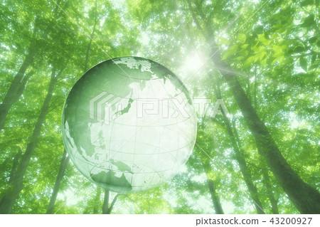 Earth in green 43200927