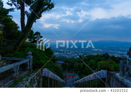 Sunset of Kurume city to look at from Takara Taisha 43201552