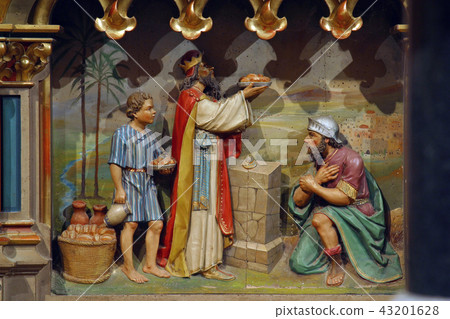 Meeting of Abraham and Melchizedek Meeting of Abraham and Melchizedek 43201628