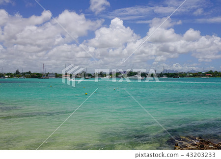 Seascape of Mauritius Island 43203233