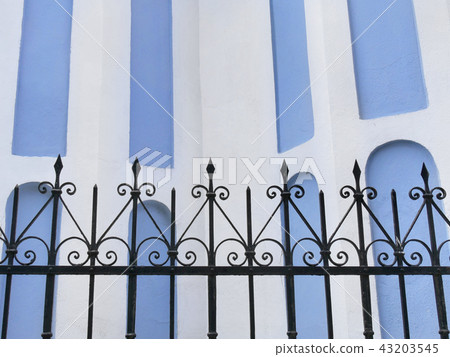 Church fence in Greece Church fence in Greece 43203545