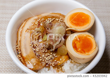Rice with green onions Rice with green onions 43203942