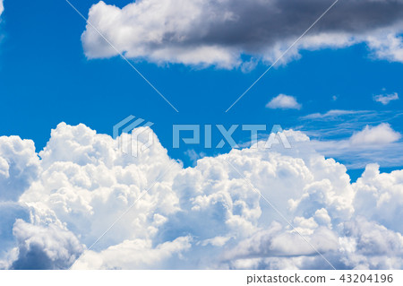 Summer blue sky 43204196