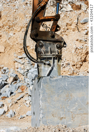 Jackhammer - Carrara White Marble - Italy 43204417